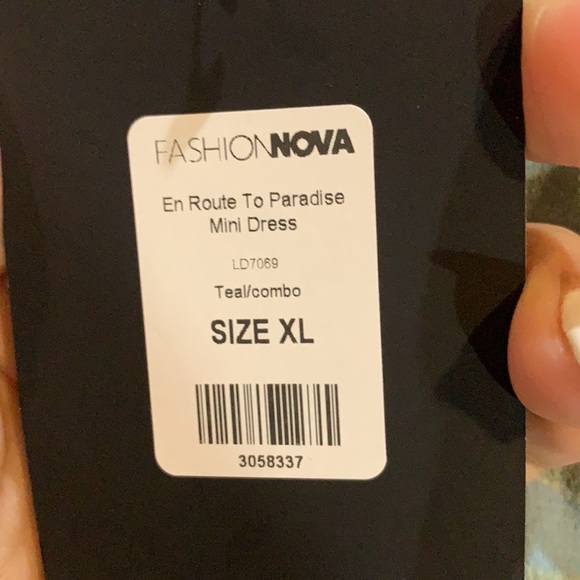 NWT FashionNova Paradise Mini Dress - Picture 7 of 7